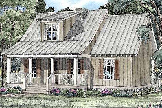 Exterior - Front Elevation 3 for Craftsman House Plan #17-3220 - 3 bed, 2 bath