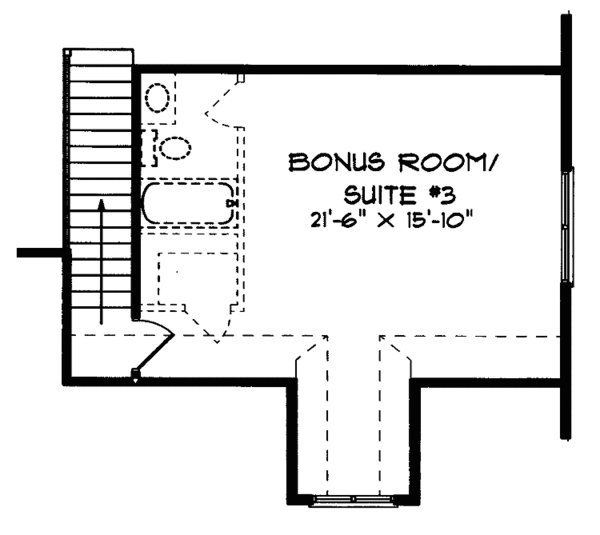 Home Plan - Craftsman Floor Plan - Upper Floor Plan #413-897