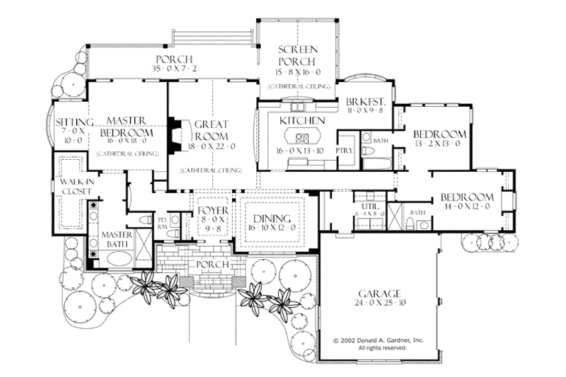 Home Plan - Floor Plan - Main Floor for Craftsman House Plan #929-928 - 3 bed, 3.5 bath