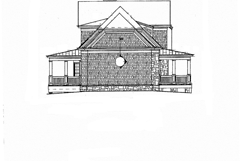 Home Plan - Exterior - Other Elevation for Country House Plan #429-388 - 3 bed, 3.5 bath