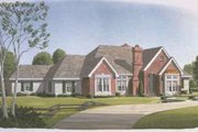 European Style House Plan - 4 Beds 3 Baths 2749 Sq/Ft Plan #410-269 