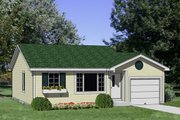 Cottage Style House Plan - 2 Beds 1 Baths 810 Sq/Ft Plan #116-208 
