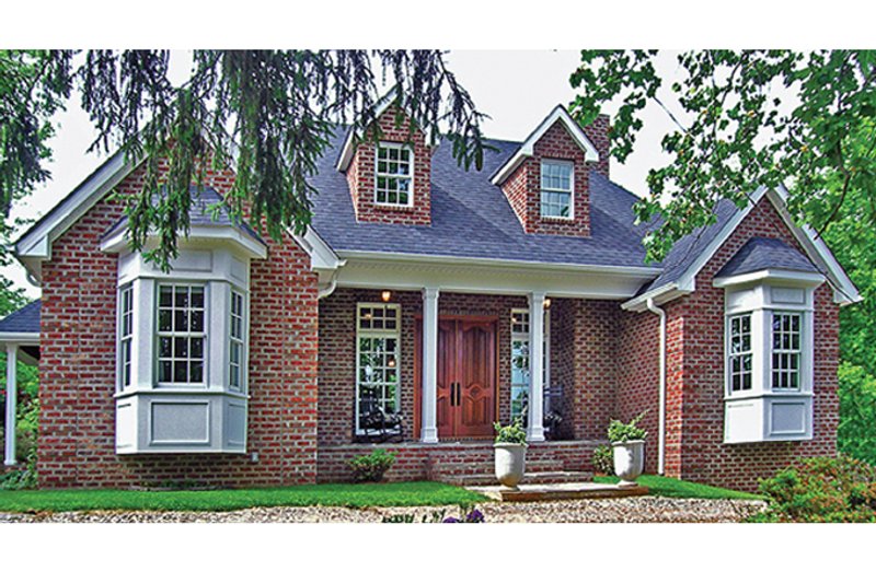Home Plan - Exterior - Front Elevation 3 for Country House Plan #314-284 - 3 bed, 3 bath