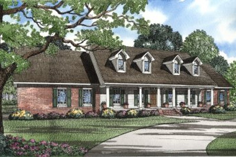 Traditional Style House Plan - 4 Beds 4 Baths 3217 Sq/Ft Plan #17-298