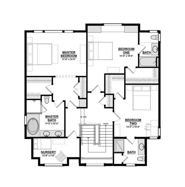 House Plan Design - Craftsman Floor Plan - Upper Floor Plan #928-277