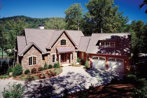 Exterior - Front Elevation 3 for European House Plan #929-899 - 3 bed, 3.5 bath