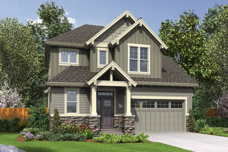 House Design - Craftsman Exterior - Front Elevation Plan #48-660