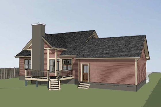 Exterior - Other Elevation for Craftsman House Plan #79-259 - 3 bed, 2.5 bath