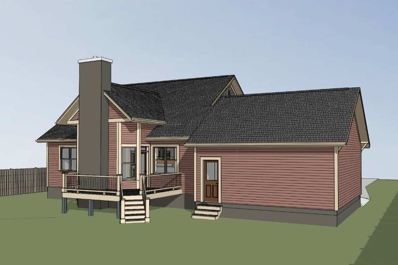 Dream House Plan - Exterior - Other Elevation for Craftsman House Plan #79-259 - 3 bed, 2.5 bath
