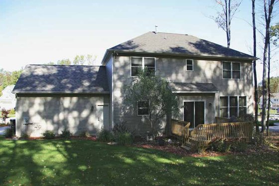 Exterior - Rear Elevation for Country House Plan #928-162 - 3 bed, 2.5 bath