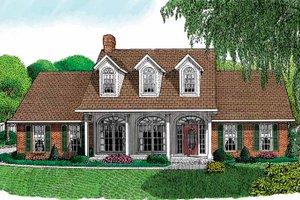 Victorian Exterior - Front Elevation Plan #11-242