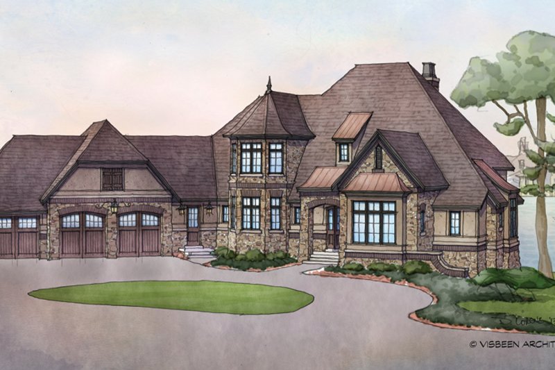 Dream House Plan - Exterior - Front Elevation 3 for Country House Plan #928-269 - 3 bed, 3.5 bath