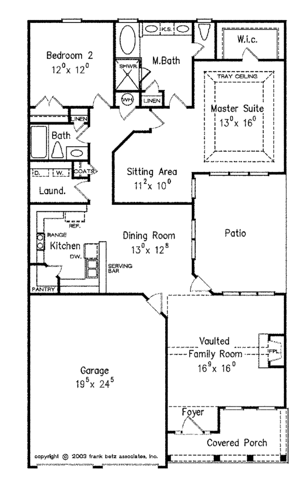 Home Plan - Classical Floor Plan - Main Floor Plan #927-172