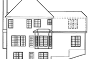 Colonial Style House Plan - 4 Beds 2.5 Baths 1800 Sq/Ft Plan #927-92 