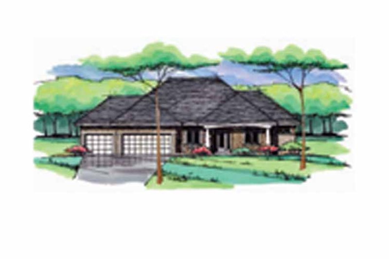 Dream House Plan - Exterior - Front Elevation 4 for European House Plan #51-983 - 1 bed, 1.5 bath