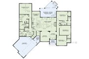 European Style House Plan - 4 Beds 2.5 Baths 2631 Sq/Ft Plan #17-2523 