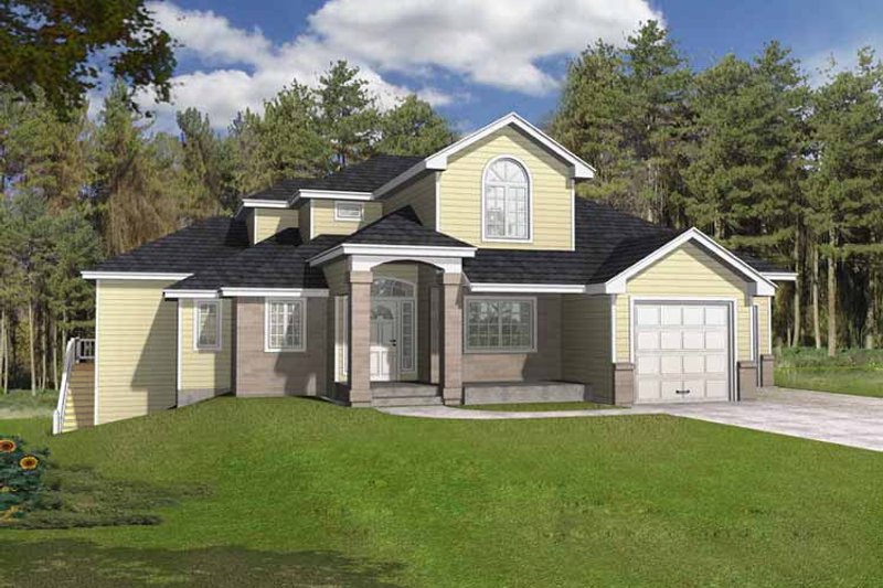Dream House Plan - Traditional Exterior - Front Elevation Plan #1037-8