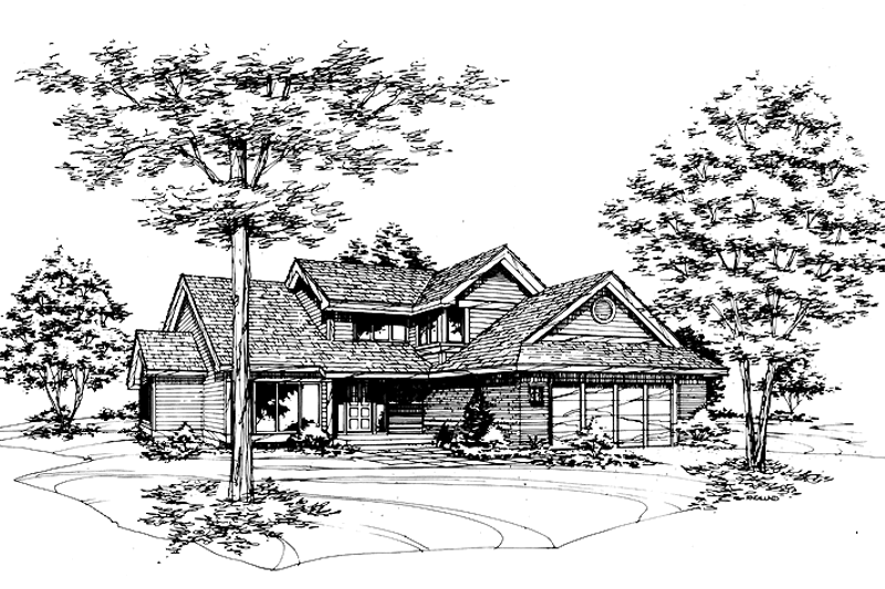 House Plan Design - Craftsman Exterior - Front Elevation Plan #320-731