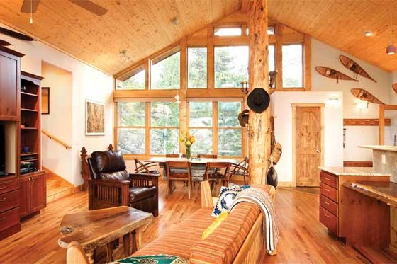 Interior - Entry for Contemporary House Plan #1042-12 - 3 bed, 2 bath