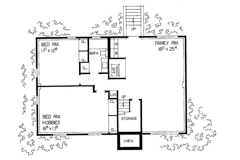 Home Plan - Floor Plan - Upper Floor for Colonial House Plan #72-520 - 4 bed, 3 bath