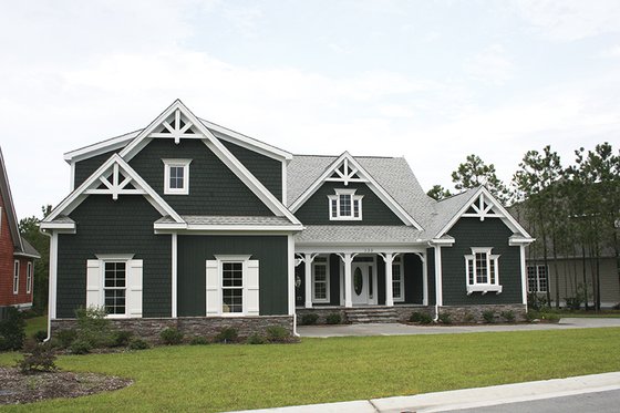 Exterior - Front Elevation 5 for Country House Plan #927-129 - 3 bed, 2.5 bath