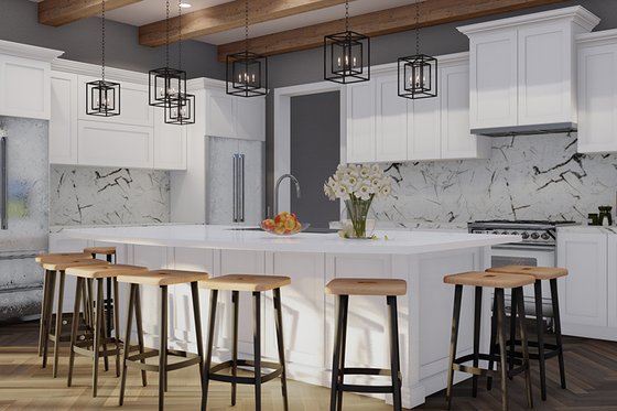 Interior - Kitchen 4 for Craftsman House Plan #923-314 - 3 bed, 2.5 bath