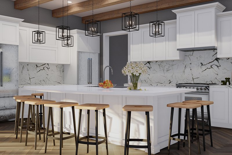 House Plan Design - Interior - Kitchen 4 for Craftsman House Plan #923-314 - 3 bed, 2.5 bath