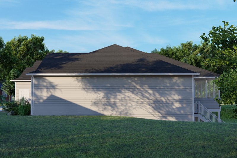 House Plan Design - Exterior - Other Elevation for Ranch House Plan #1064-172 - 4 bed, 3.5 bath