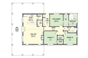 Barndominium Style House Plan - 3 Beds 2.5 Baths 1760 Sq/Ft Plan #1092-34 