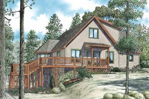 Country Exterior - Front Elevation Plan #17-3348