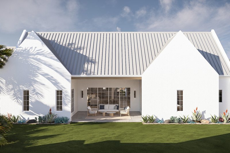 House Blueprint - Exterior - Other Elevation 3 for Beach House Plan #455-757 - 3 bed, 2.5 bath
