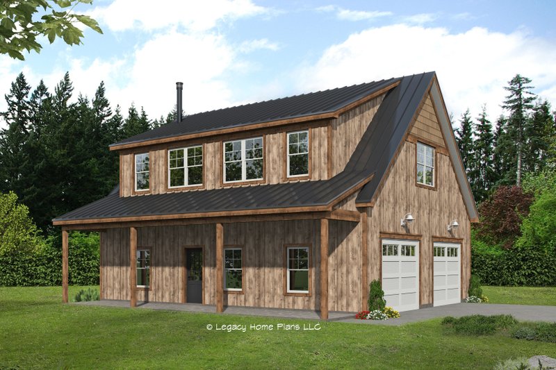 Home Plan - Country Exterior - Front Elevation Plan #932-624