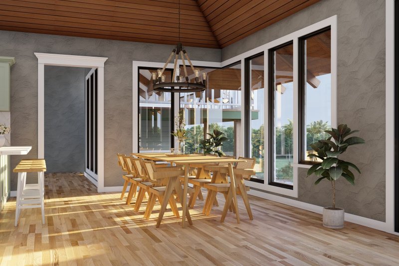 Dream House Plan - Interior - Dining Room 1 for Southern House Plan #17-559 - 2 bed, 2.5 bath