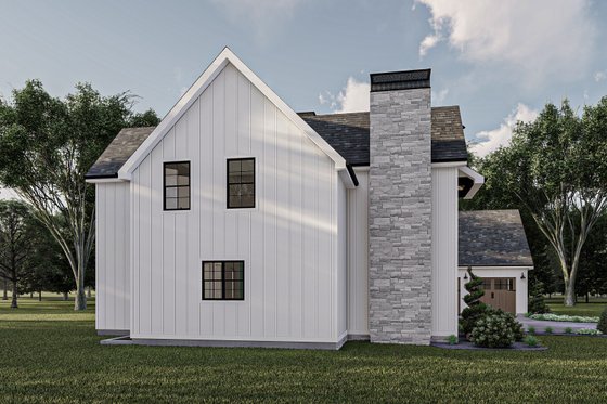 Exterior - Other Elevation 2 for Farmhouse House Plan #455-305 - 5 bed, 3.5 bath