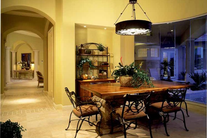 Home Plan - Interior - Dining Room for Mediterranean House Plan #930-104 - 3 bed, 4.5 bath