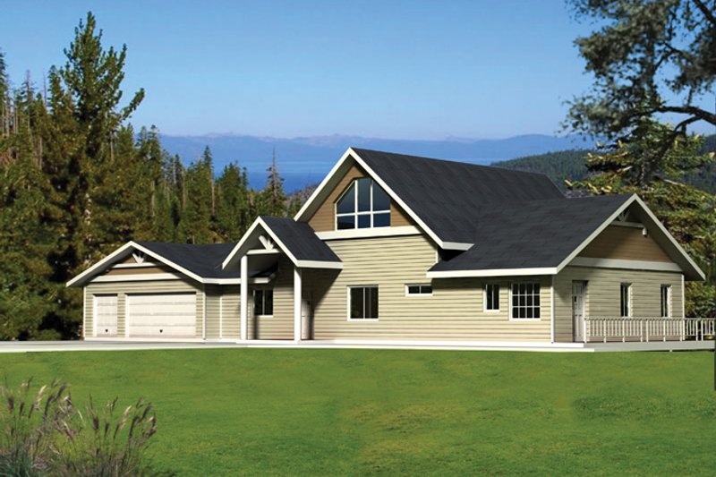 Dream House Plan - Exterior - Front Elevation 3 for Craftsman House Plan #117-843 - 4 bed, 3 bath