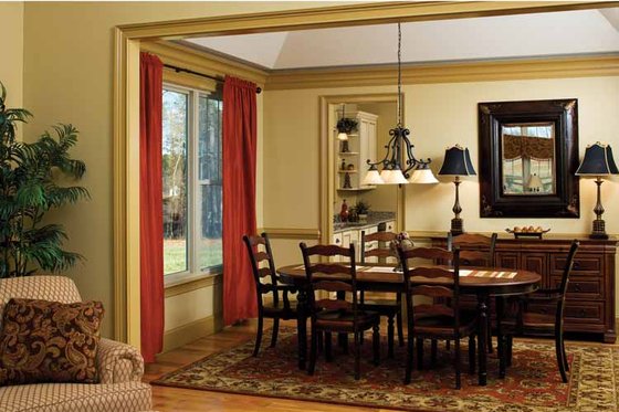 Interior - Dining Room for Tudor House Plan #929-613 - 3 bed, 2.5 bath