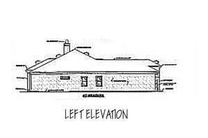 Exterior - Other Elevation 1 for Mediterranean House Plan #37-123 - 3 bed, 2.5 bath