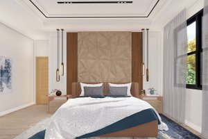 Interior - Master Bedroom for Contemporary House Plan #124-1401 - 3 bed, 2.5 bath