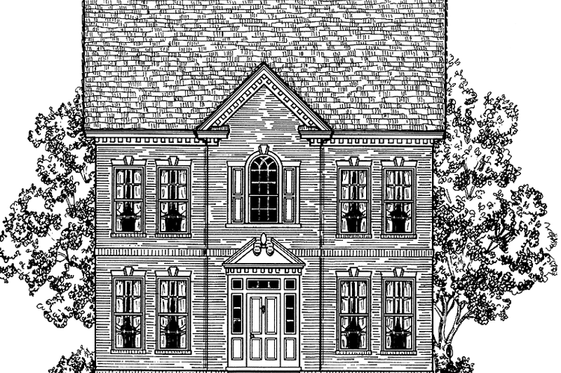 Home Plan - Classical Exterior - Front Elevation Plan #1047-38