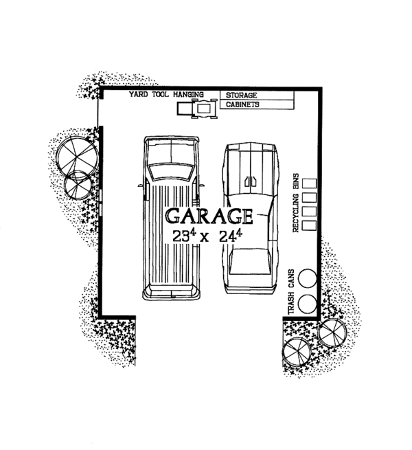 House Design - Mediterranean Floor Plan - Main Floor Plan #72-1141