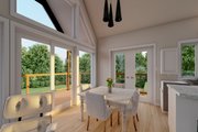 Cabin Style House Plan - 2 Beds 3 Baths 1139 Sq/Ft Plan #126-293 