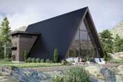 Cabin Style House Plan - 3 Beds 2 Baths 2073 Sq/Ft Plan #455-484 