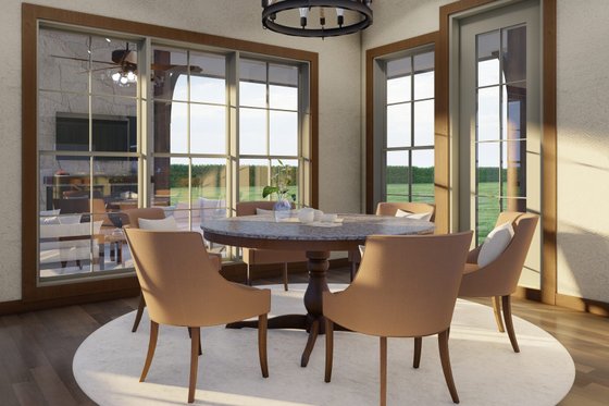 Interior - Dining Room for European House Plan #923-392 - 4 bed, 3.5 bath