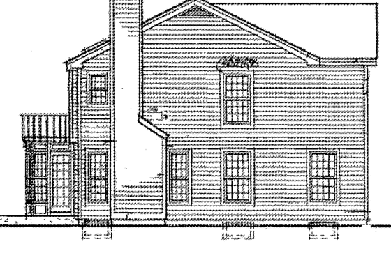 Exterior - Other Elevation for Country House Plan #3-316 - 5 bed, 2.5 bath
