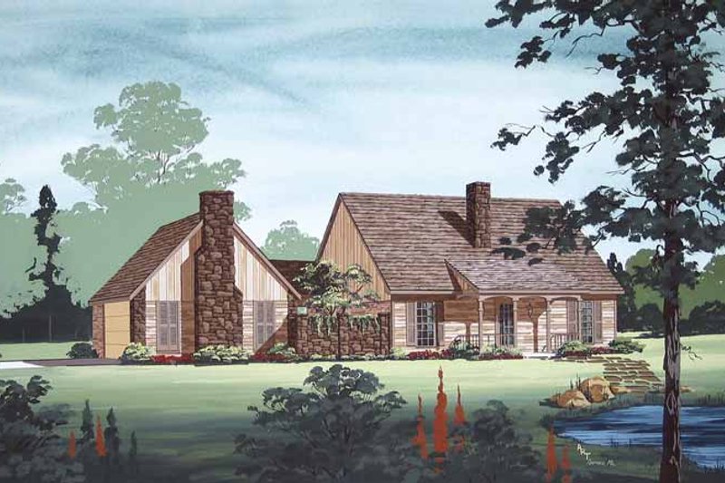 Home Plan - Traditional Exterior - Front Elevation Plan #45-420