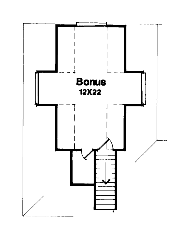 European Floor Plan - Other Floor Plan #41-155