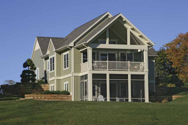 Home Plan - Exterior - Rear Elevation for Traditional House Plan #928-165 - 3 bed, 2.5 bath