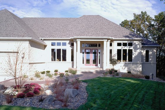 Exterior - Other Elevation for Ranch House Plan #51-466 - 2 bed, 2.5 bath