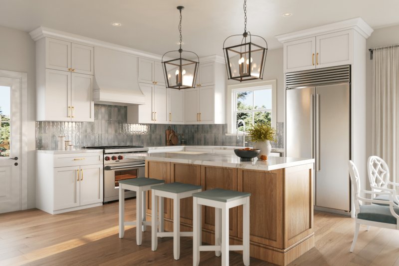 House Blueprint - Interior - Kitchen for Farmhouse House Plan #1117-33 - 3 bed, 3.5 bath